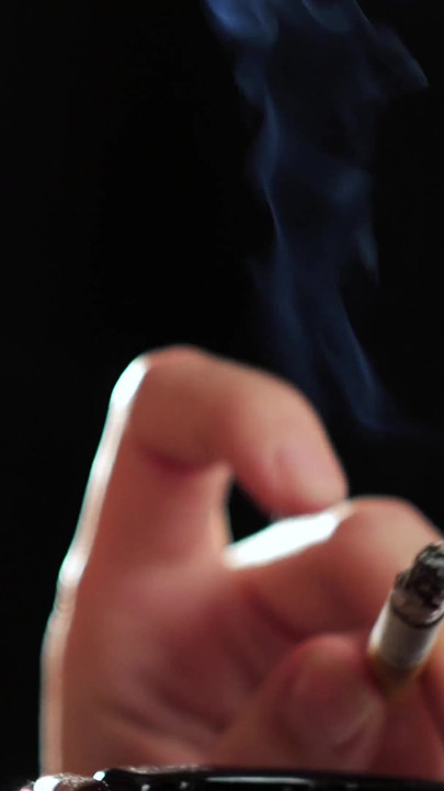 Ultra HD Russian Beauty Smoking Cigarette Seaside