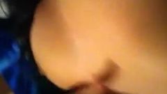 Lonely beautiful Indian girl makes this self shot video