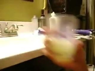 girl drinks cum and gets huge facial at same time