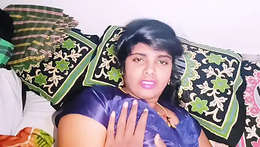 Schönes bhabi, betrügender ehemann fickt den kleinen bruder des großen schwanzes des ehemanns. Indischer betrügender sex, telugu dirtytalk.
