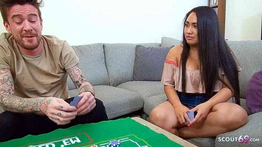 Brother tricked Curvy Half Asian Best Friend of Sister to Fuck