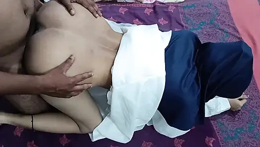 Hijabi girl gets fucked by her step brother when come from college