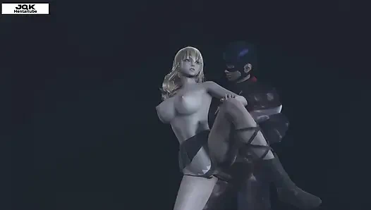 Gece parkında kaptan ve genç kız - hentai 3d sansürsüz 08