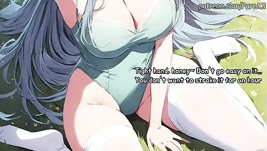Akane Kurokawa makes you orgasm hard with her feet (Censored JOI)
