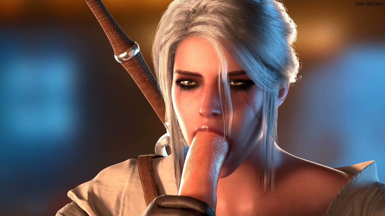 Ciri helbreder en kuk ved å suge den
