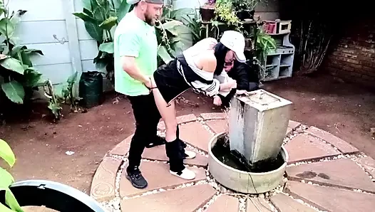Fast vom besitzer des hauses erwischt worden