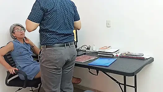 Conducting interviews, and the last one was the best with calvohot70, I couldn't resist. Spanish porn.