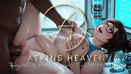 ATKINS HEAVEN - Mei's Private Research: The Overwatch Cutie Gets Pounded By A BBC