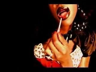 ebony black lips dominatrix