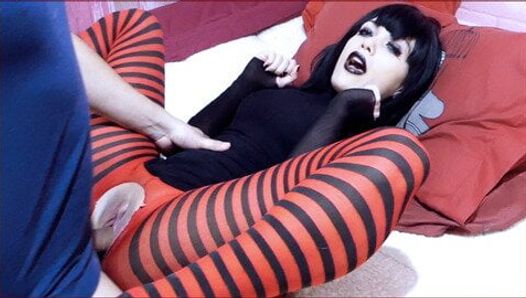 Hete gothic stiefzus - mavis cosplay