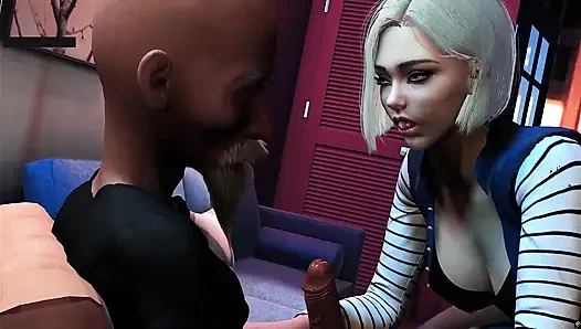 Цифровая соблазнительница: изгибы желания - 3D-анимация, хентай