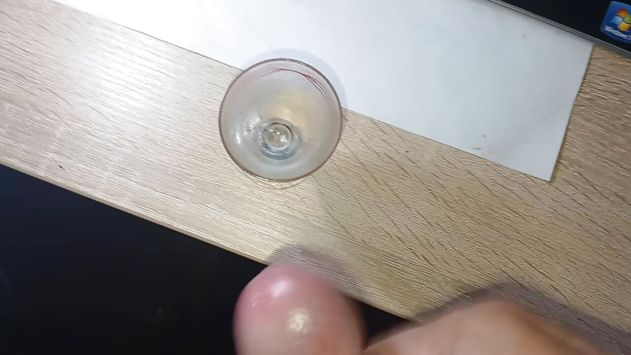 Un vaso de esperma
