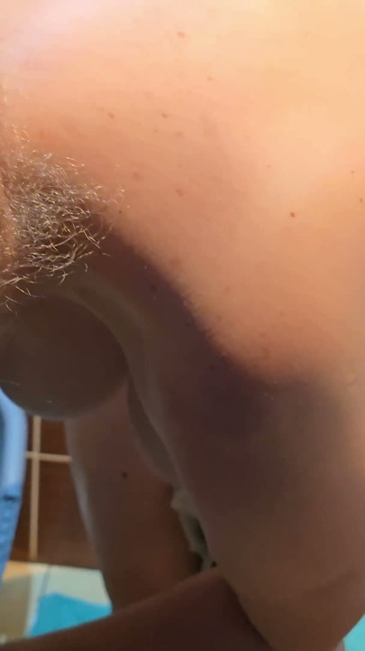 Wife's Quick Shower After Work