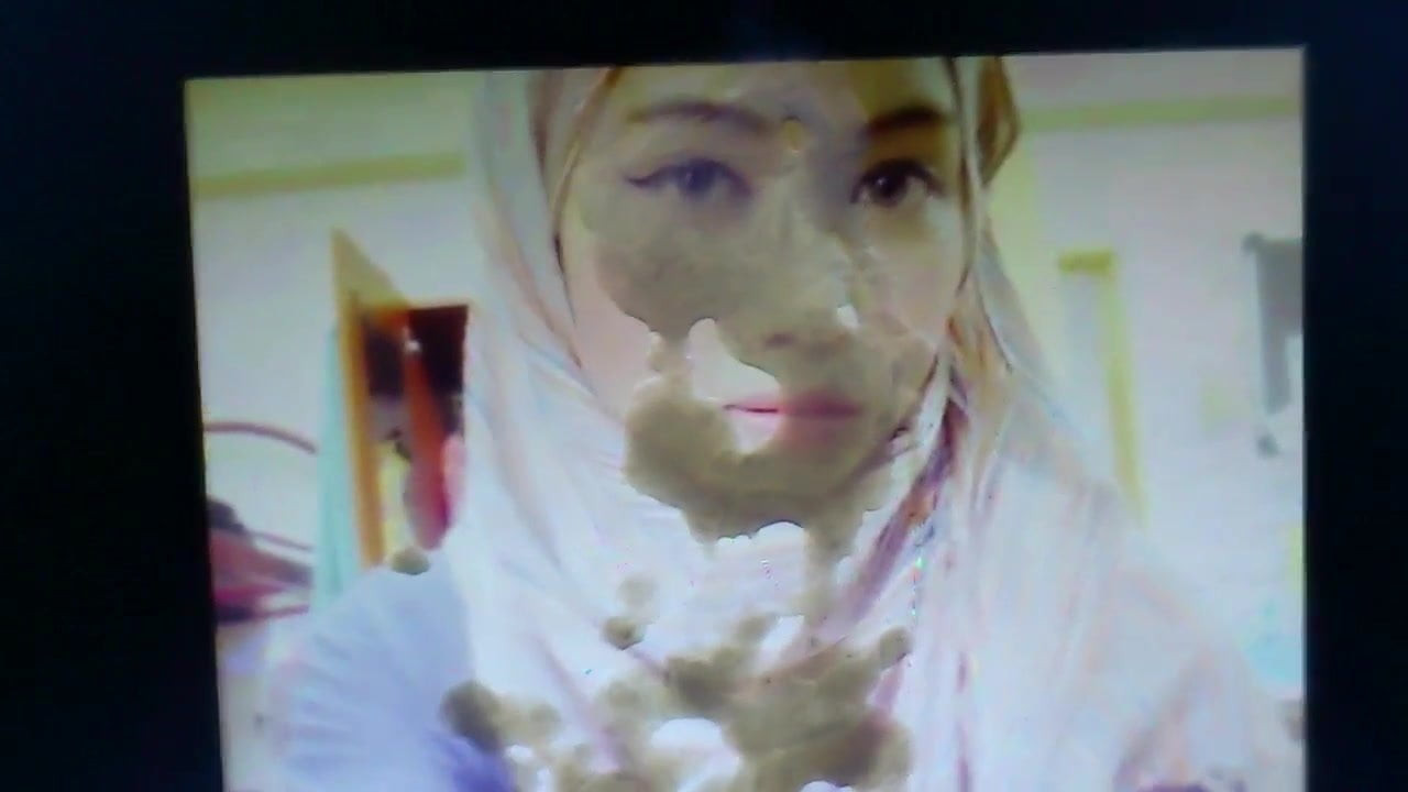 cum tribute to a random angelic pretty hijab girl 1