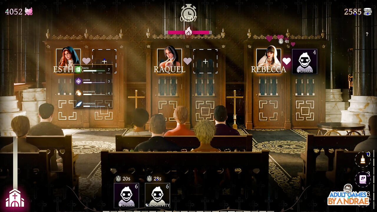 Sisters in Sin Gameplay Part 11 - Rebecca Confronts Lust in the Garden