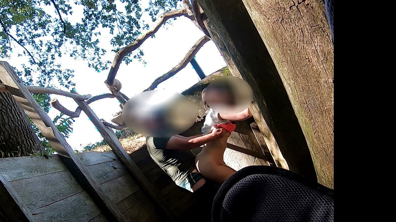 UDA MILF gets fucked hard at small old German bunker in public