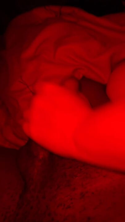 Stepsister plays with my bbc while we're home alone and I cum all over her tits