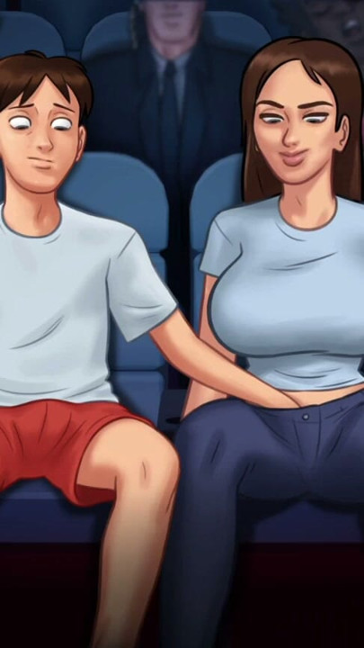 Stepsister fingering during movie | Clip 1