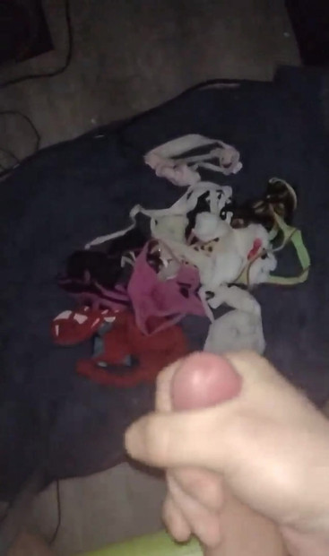 Huge Extreme Cum Load to Panties (Slowmotion) - Wank1n²Pantys #1