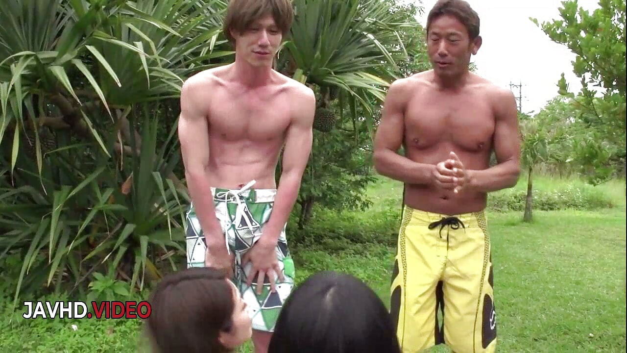 Asian Babes in Wild Group Orgy with Creampie Finish