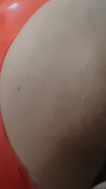 Oiled Mexican Fat Ass Trans Asuka Anal Bred by Big Black Cock and Cumfarting Massive Creampies | Clip 1
