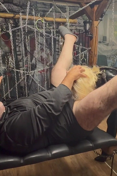 Part 5:- Melanie's First Time in the Dungeon with Lanista Bear and Domina Satana.