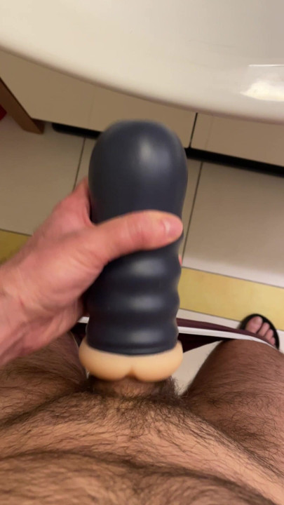 Follando un Fleshlight, sin semen