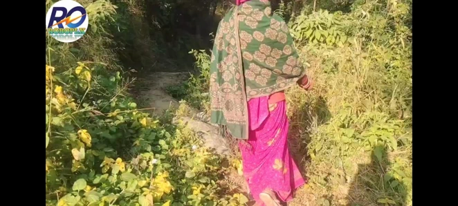 Aku pergi jalan-jalan di hutan desa desi dan aku mengangkat kain sariku dan menunjukkan pantat dan payudara dan memekku dan memasukkan m