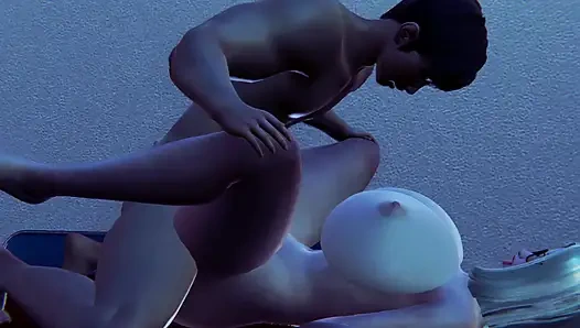 OFFICE SEX WITH SUPER BUSTY WET STEPMOM - 3D HENTAI