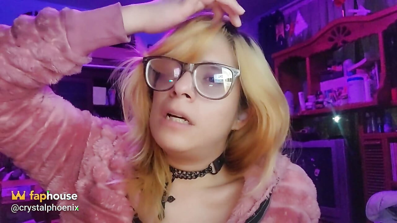 Sissy Wears a Sex Necklace at the Asmr Church