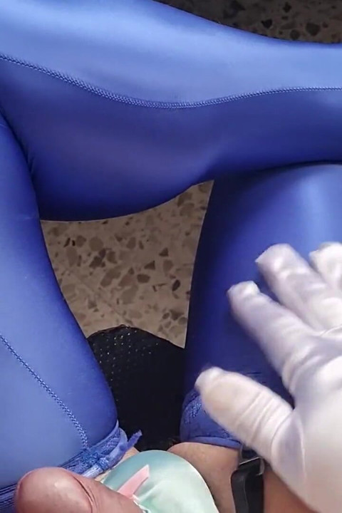 My Sissy Clitoris Comes Out of My Tight Satin Panties