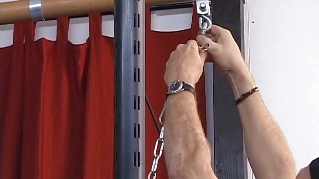 Busty Redhead MILF Endures Heavy Pussy Clamps