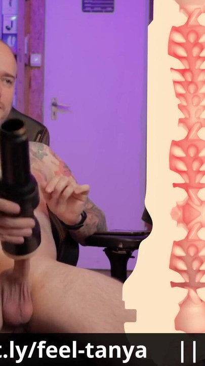 Powerful moment from "Testing the new Tanya Tate stroker with my immersive interactive VR virtual sex contraption"
