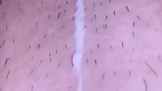 Kıllı amcığımı tıraş ediyorum