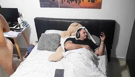 I change clothes with my stepfather and he doesn't look at me