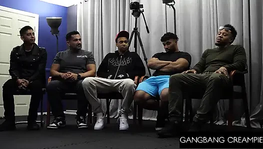 Gangbang creampie - lexy blaze di-gangbang sampai dicrot di dalam sama 6 kontol besar