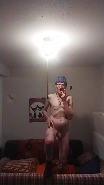 striptease in brown bodysuit... naked the naughty!! ...