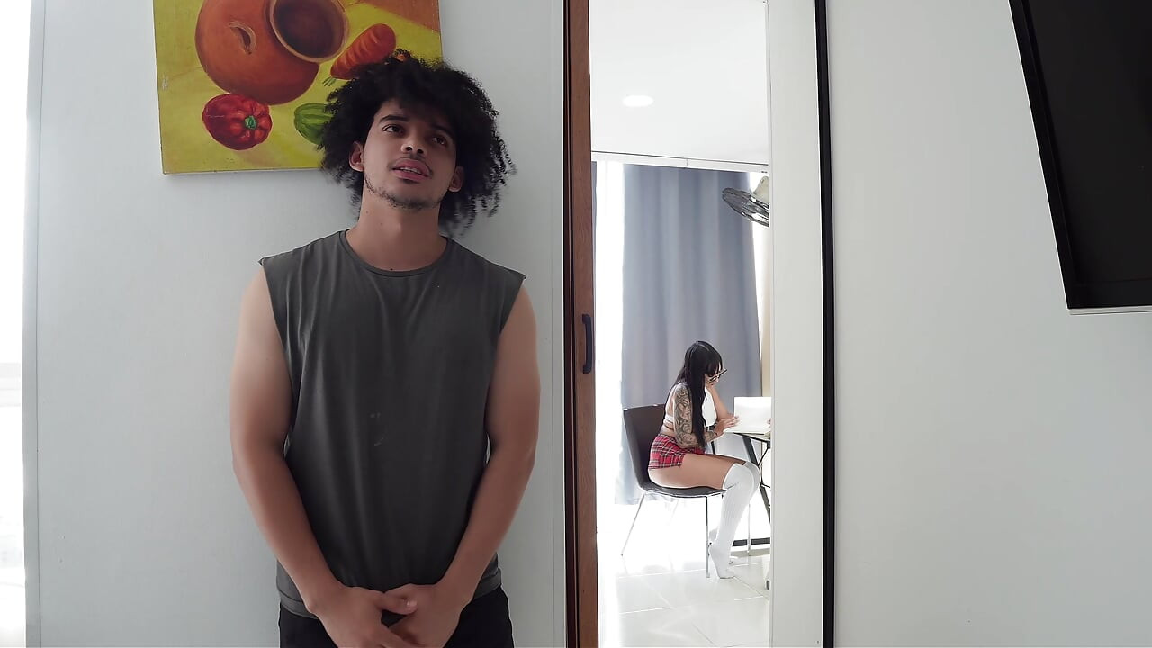I fuck my sister-in-law's ass because my stepbrother couldn't