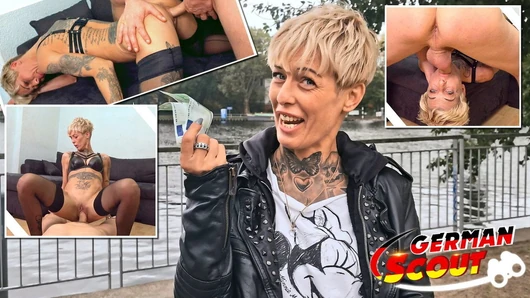 Nemački izviđač - mršava milfa vicky ima grubo jebanje u berlinu