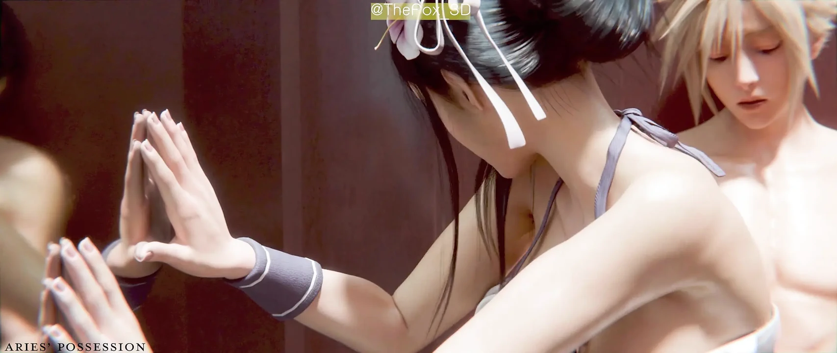 Final Fantasy 7 FF7 – Tifa + Aerith All Work 2025 WM Remix Color (Sound) By ariespossession Animation 3D Hentai