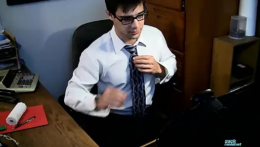 An Office Boy & His Toys