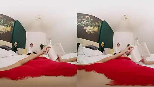 Aku nggak bisa fokus belajar - wanita pov vr