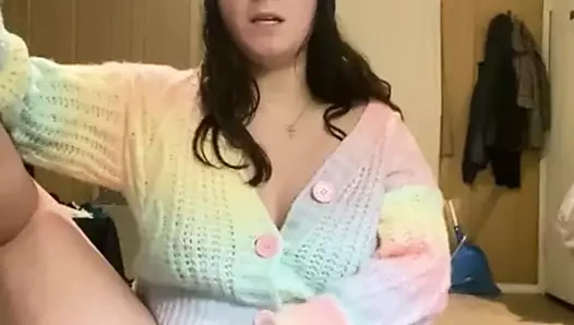 I fucked myself in a gay lesbian pride sweater making myself cum for my step brother and his wife then emailed it to them