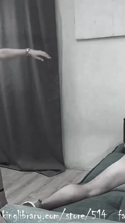Thrilling moment from "Strong and sexy spanking of husband"