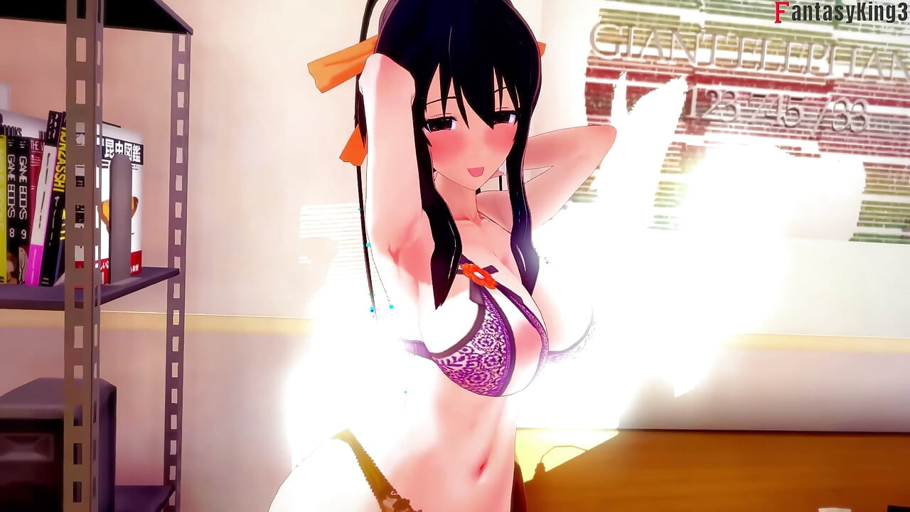Rias Gremory is leaving so Akeno gives me a titjob - DXD NTR Madness Series