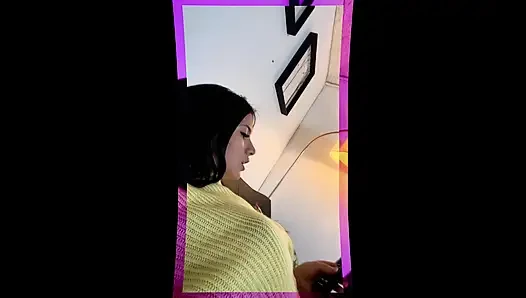 Mükemmel Göğüslü Güzel Kolombiyalı Senin İçin Vajinasını Küfrediyor Ve Poposuna Süt İsteyor