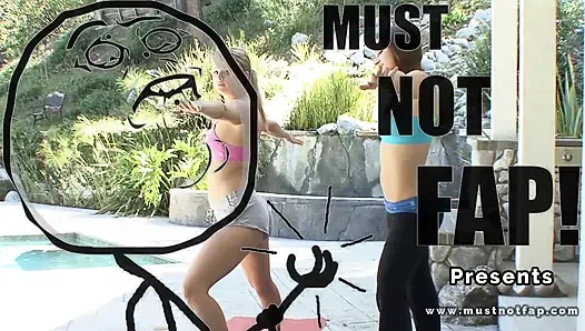 Seksi genç lezbiyen yoga günlükleri