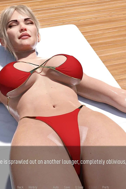 Dorință împărțită: soții sexy incitante în bikini lângă piscină - episodul 10