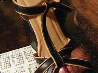 rub my dick in wedges sandals.