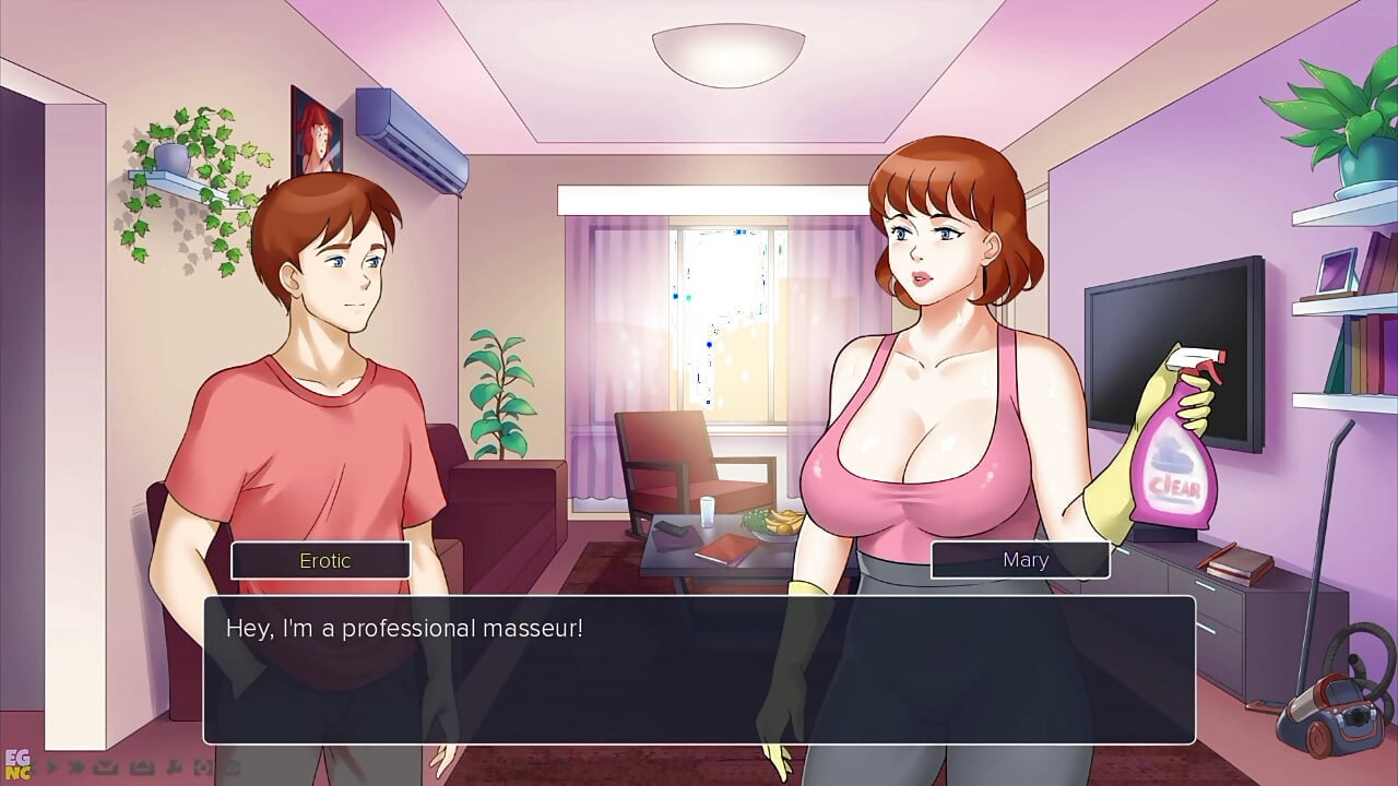 MILFs Plaza 28 - Massaging My MILF Stepsister Big Tits - by Eroticgamesnc